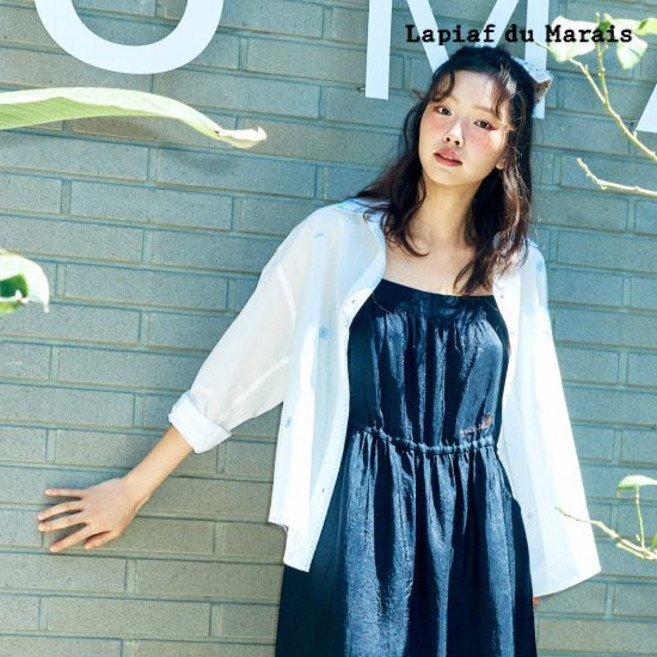 [라삐아프X보마켓] 26SUMMER 아사코튼 자수 스티치 셔츠 1종(Limited) [런칭 가격 69 900원]
