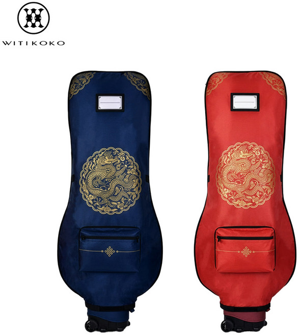 위티코코 곤룡포 캐디백 항공커버 트래블커버 WKTC53302, 네이비