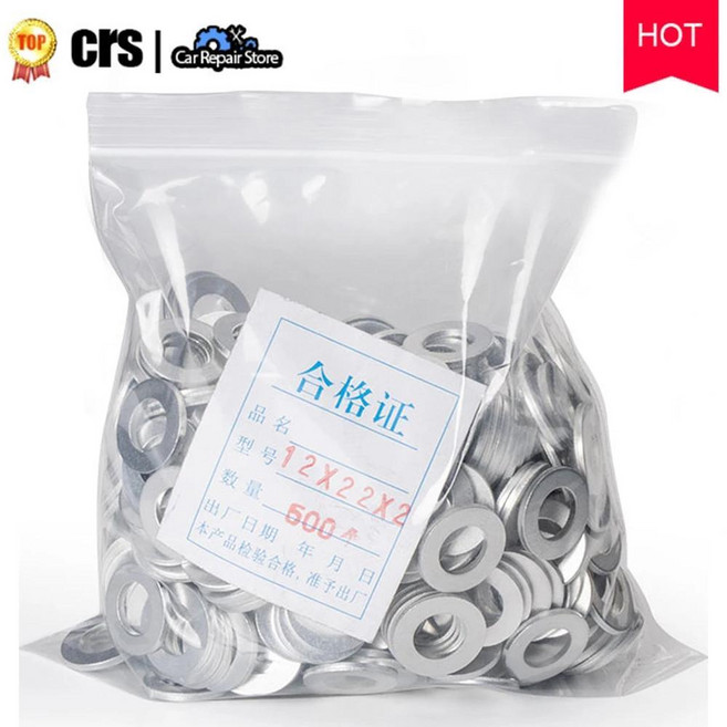 혼다 오일 드레인 플러그 크러시 와셔 개스킷 도장 엔진 수리 94109-12000 100, 01 100PCS