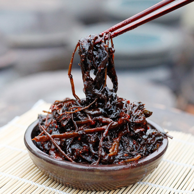 고추장 취나물장아찌 국산 어르신 반찬 순창 명진, 1kg, 1개