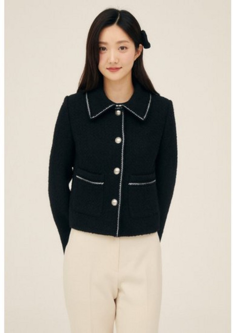 제이제이지고트 JJ지고트 브레이드 디테일 크롭 재킷 GP2M0JK901 GP2M0JK90 1048012