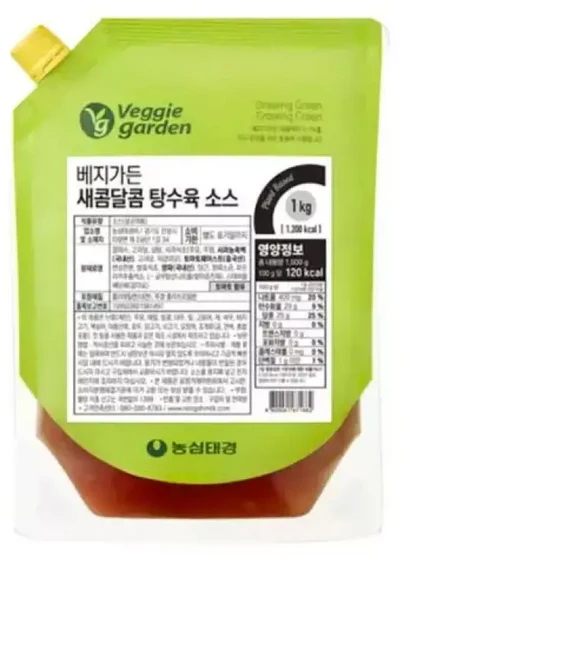 베지가든 탕수육소스 (식물성), 1개, 1kg