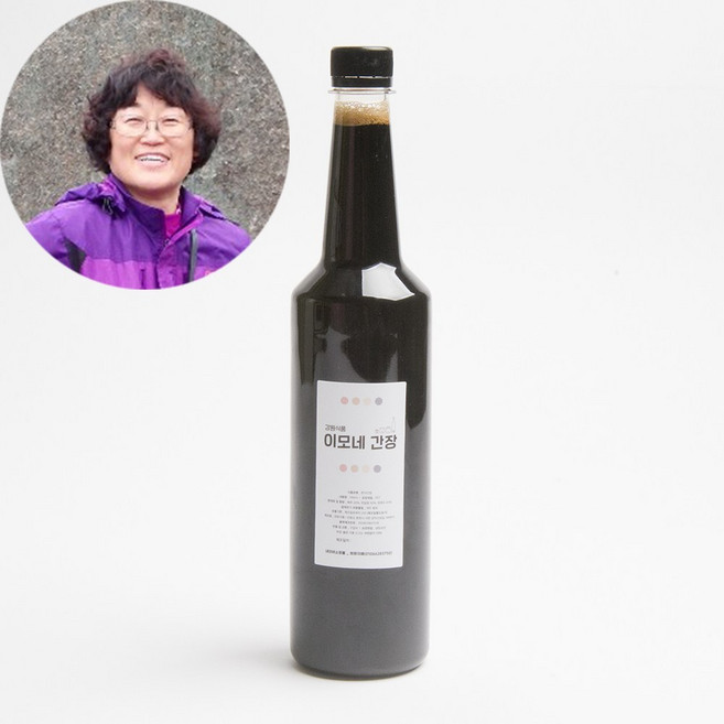 이모네 간장 비빔 만능 조선 국간장 국산콩 집 한식 재래식 맛있는 전통식 750ml, 1개