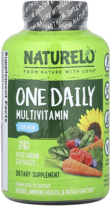 몸관리하세요 겨울입니다 NATURELO 원 데일리 종합비타민 남성용 베지 캡슐 240정 특별관리진행, NATURELO원데일리종합비타민남성용베지캡슐240정, 1개 - 쿠팡
