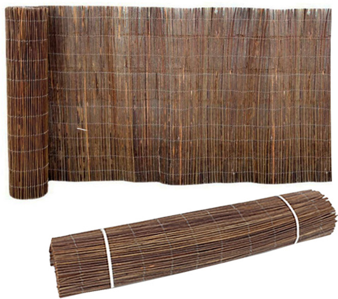 천연나무발 나무발 100x300cm 싸리나무발 가림막 정원울타리발 싸리울타리발 천연싸리발 파티션 펜스 정원휀스 칸막이