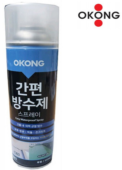 오공 옥상 욕실 방수 스프레이 뿌리는 방수제 외벽 크랙 타일 틈새 가정용, 1개