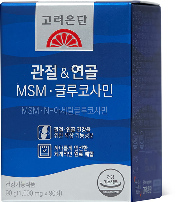 고려은단 관절&연골 MSM 글루코사민 90g, 90정, 1개