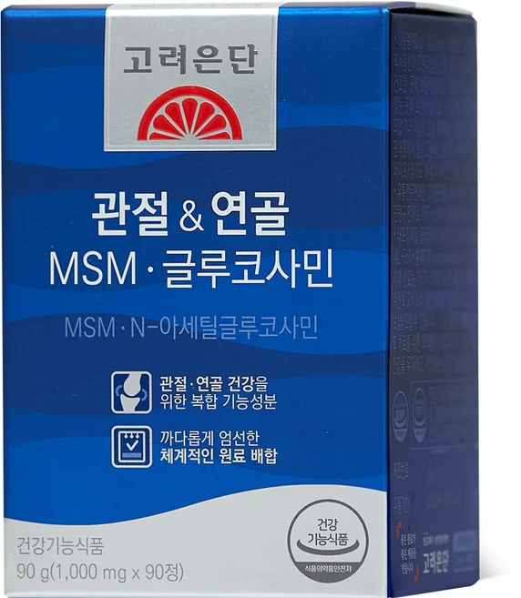 고려은단 관절&연골 MSM 글루코사민 90g, 90정, 1개 - 쿠팡