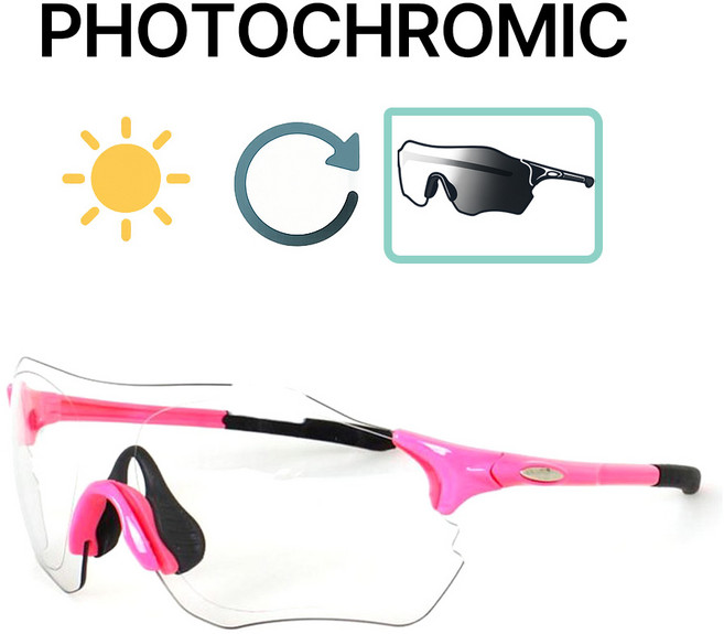 변색 스포츠고글 선글라스 초경량고글 자전거 레저 스포츠용 투명고글