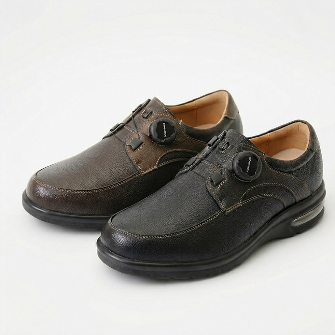 [모피어스]소가죽 이지다이얼 에어쿠션 남성 케주얼 구두 로퍼 BKHB8019