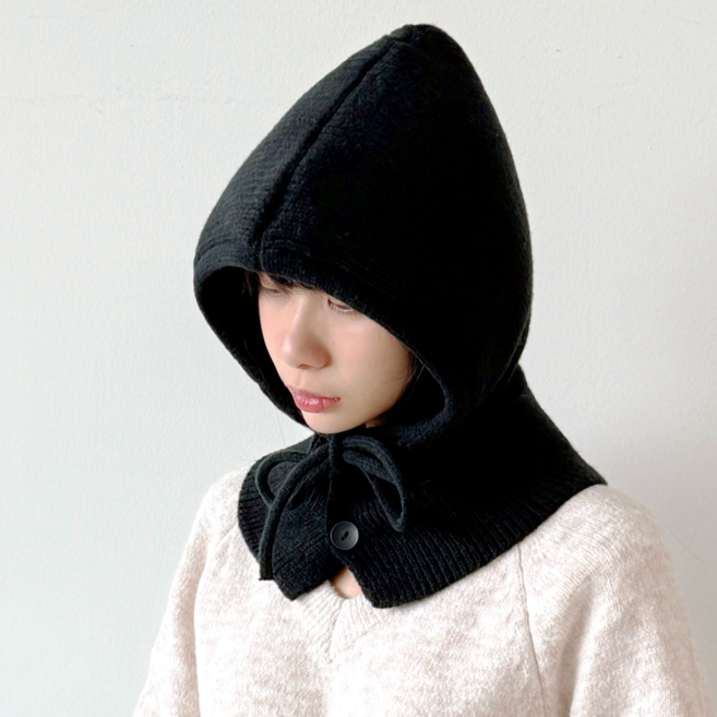 LFORE 최고급형 와이드핏 바라클라바 두꺼운 여성 넥워머