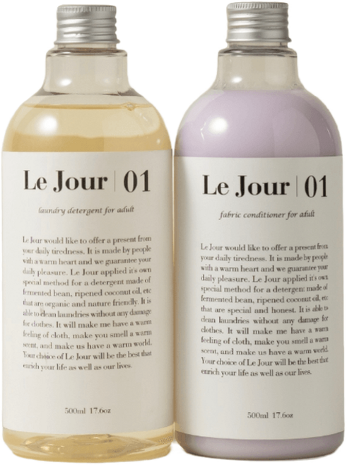 르주르 싱글족 세트 세탁세제 섬유린스