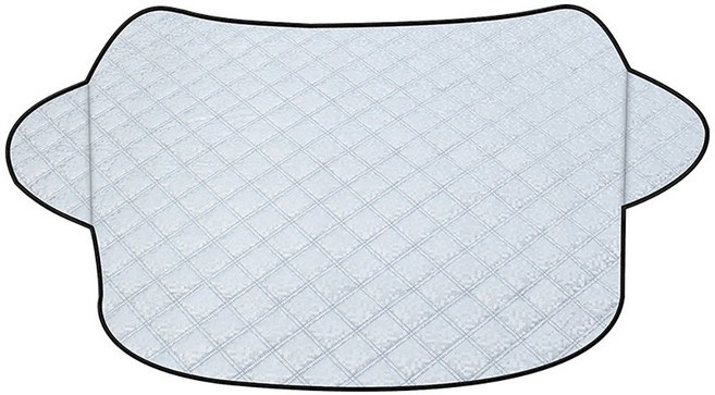 민스리빙 자동차 앞유리 성에방지 햇빛가리개 실버, FREE