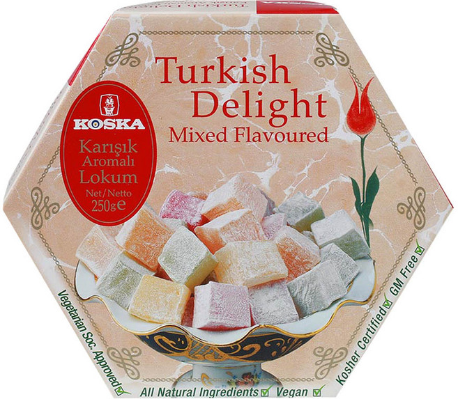 코스카 터키쉬 딜라이트 젤리 믹스 플레이버, 250g, 3개