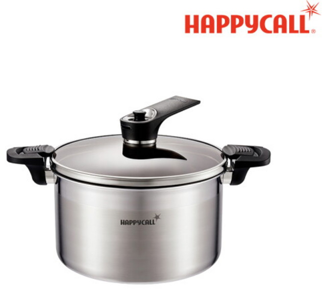 [해피콜] HC 진공 UP 통3중 IH 스테인리스 곰솥냄비 24cm, 1세트
