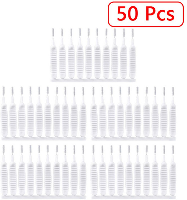 창틀 청소 브러쉬 구멍 미니 휴대폰 갭 방지 모공 막힘 키보드 샤워헤드 먼지 도구 브러시 브러시, 한개옵션1, 50 Pcs