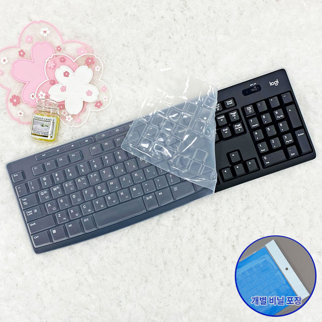 로지텍 K270 K295 MK270R MK275 MK295 K260 키스킨 키보드덮개 커버, 1개