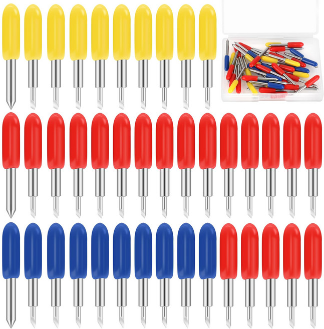 40 PCS Replacement Blades for Cricut Explore Air 2 Luxiv 3rd Party Accessory Replacement Cutting, 1개