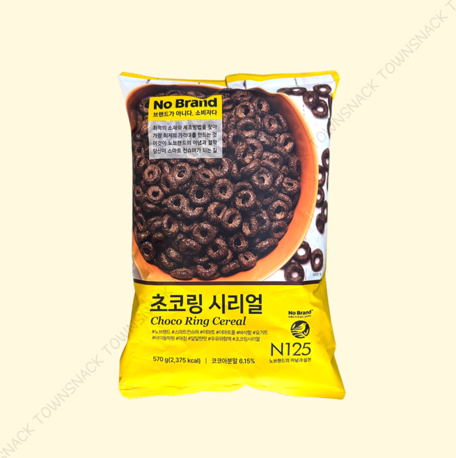 [노브랜드] 초코링 시리얼 570g x3, 3개