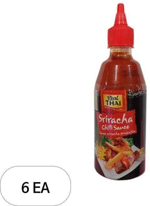 리얼타이 스리라차 칠리소스, 430ml, 6개