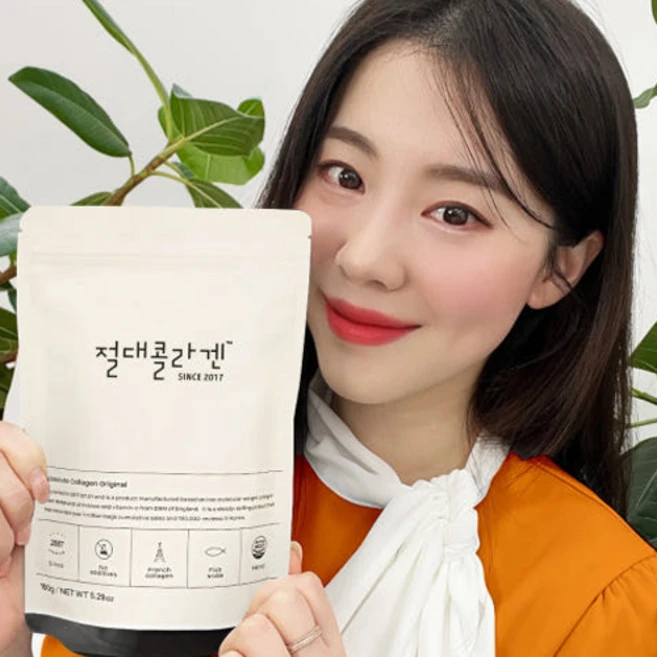 [N사 리뷰 20만] 절대콜라겐 오리지널 당0% 지퍼백 대용량, 1개, 150g - 쿠팡