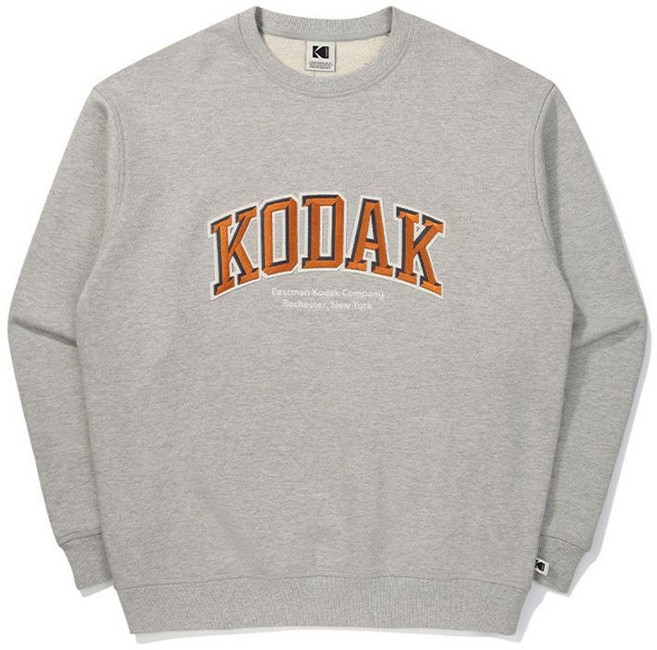 코닥 아치 레터링 캠퍼스 맨투맨