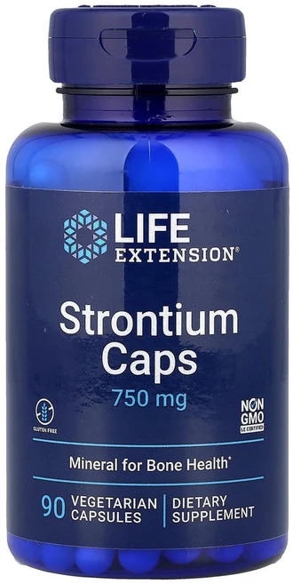 라이프익스텐션 Strontium Caps 750mg 90베지캡슐, 90정, 1개 - 쿠팡
