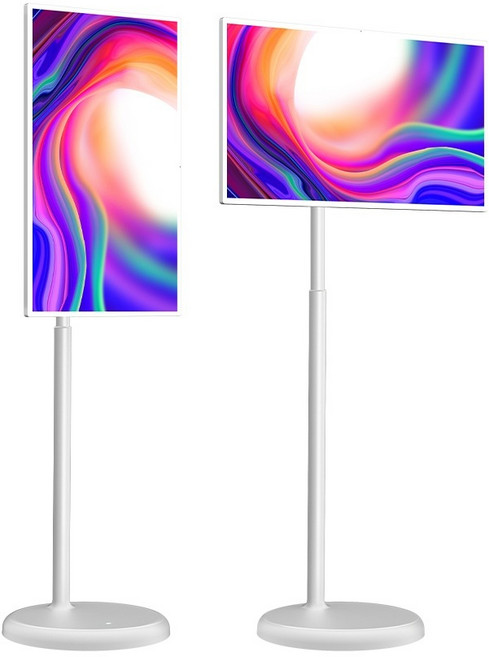 mimax移動式觸控螢幕 Android系統 無線連接 多功能應用, White, 32吋