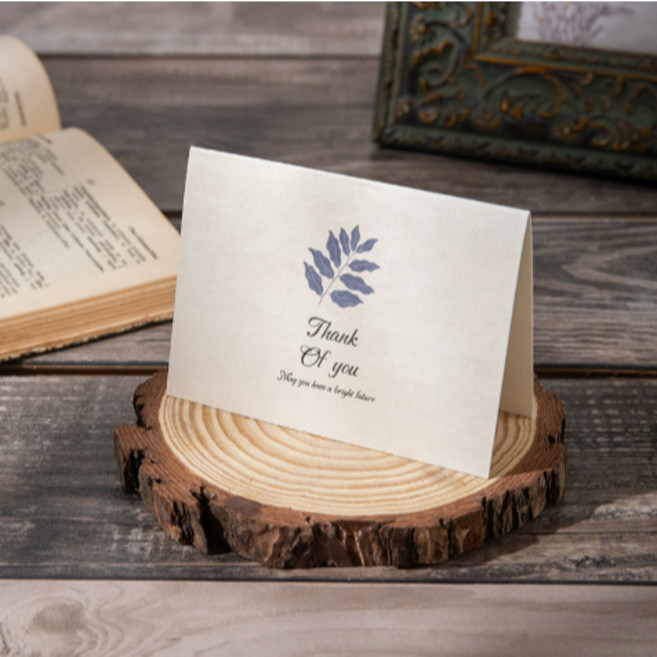 36 brushes 復古文青節日感恩小卡 11.5x17cm 半皮紙空白卡片 教師節母親節適用, 1個, 05#榆