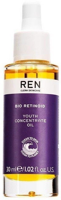 REN 青春精華油 BIO 類A醇 緊緻 提拉 撫紋 滋養修護 早A晚C 30ml, 1個, REN青春精華油,單瓶裝