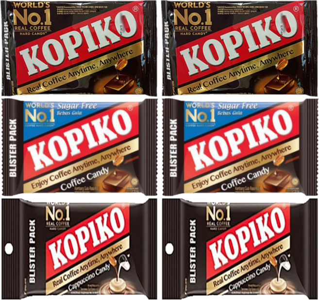 코피코 캔디 커피맛 슈가프리맛 카푸치노맛, 2세트