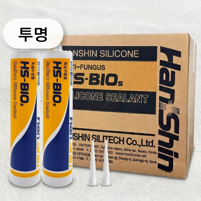 실리콘 실란트 무초산 욕실 방수 우레탄 내열 바이오 투명 베란다, 1개