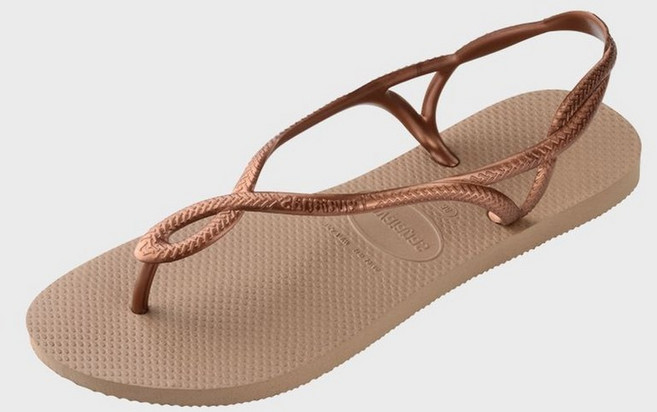 하바이아나스 루나 쪼리 플립플랍 샌들 Rose Gold 매장정품 126527