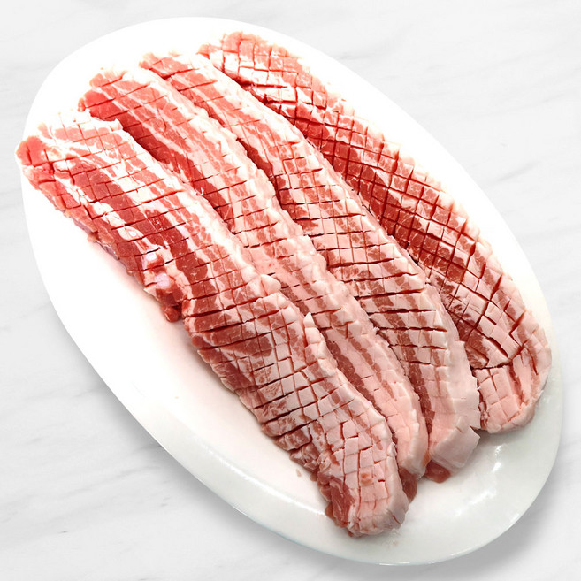 [대국맛짱] 수입산 곡물먹인 구수한 [벌집 삼겹살] [일요일/당일발송], 1개, 1kg