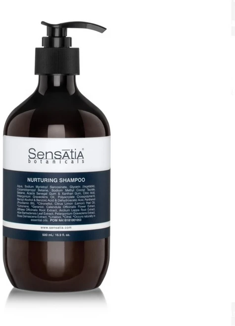 Sensatia botanicals nurturing shampoo 센사티아 보타니칼스 너처링 샴푸 500ml 천연 수분 민감 케어 손상모 영양 샴푸, 1개, 500g - 쿠팡