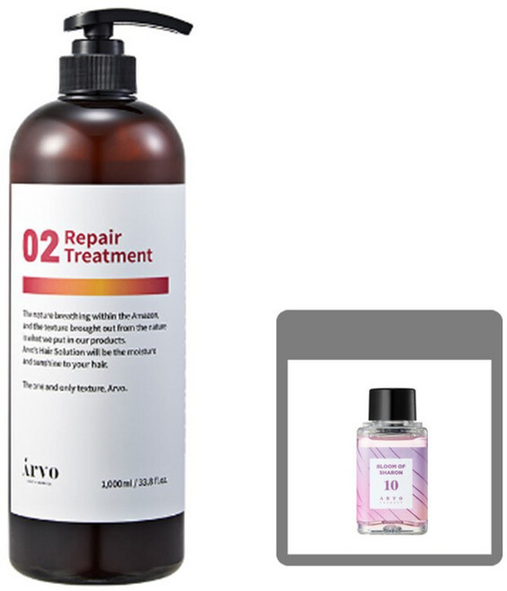 에이르보 02 프리미엄 트리트먼트 1000ml+20ml 미니오일 사은품증정, 1개, 1L
