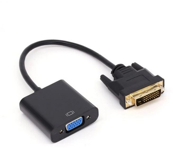 DVI 轉 VGA 轉接線 DVI-D(24+1) 1080P, 1個, 通用型