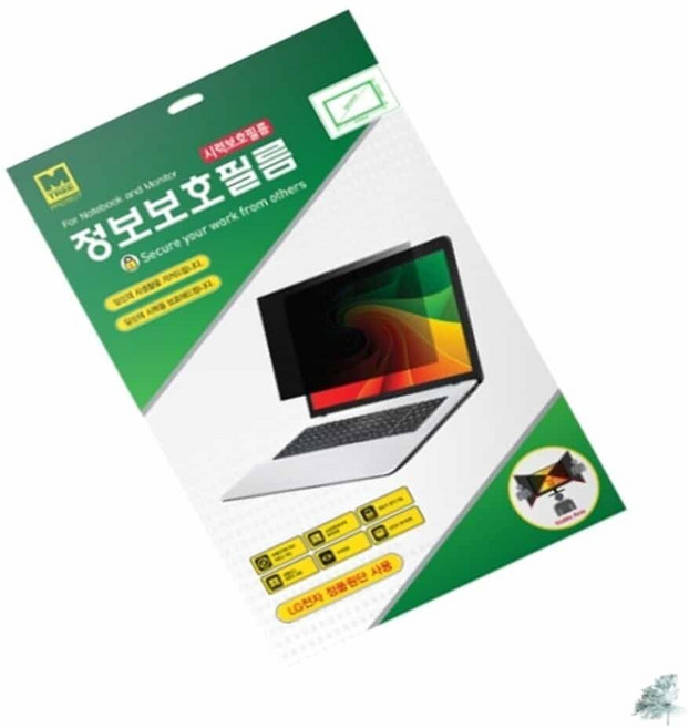 더캔보 정보보호필름 노트북용 13.3W-A 294x166mm 자외선차단