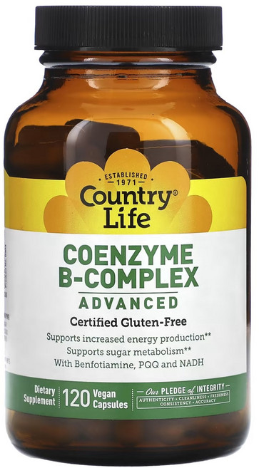 컨츄리라이프 코엔자임 비타민B 콤플렉스 120베지 캡슐, 1개, 120정