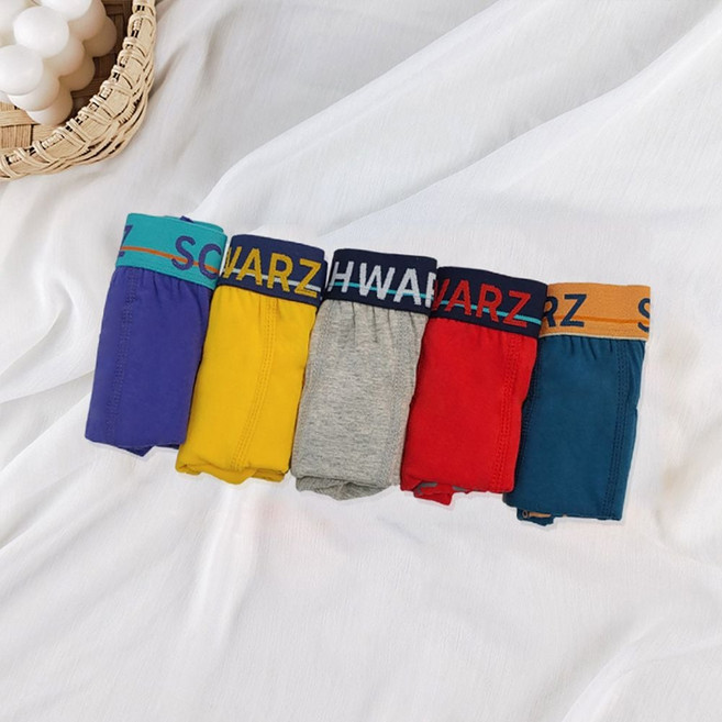 주니어속옷 남아팬티 유아팬티 슈와츠코리아 남아 무지개 5종 fuc+32096wx