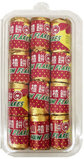 중국 간식 산사편 싼자편 산사열매, 3개, 330g