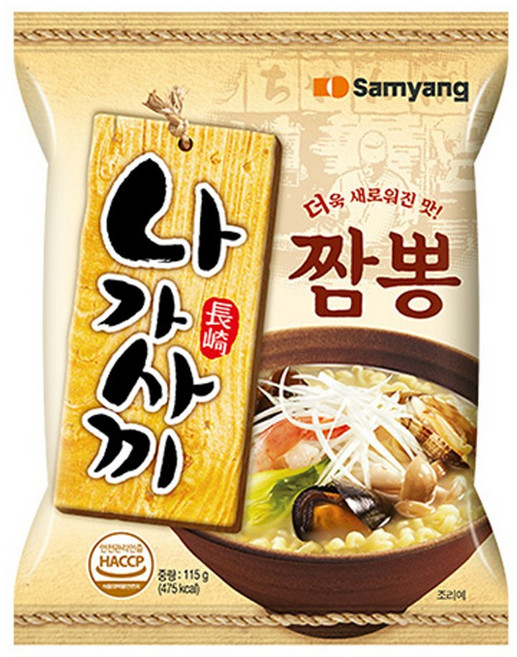 삼양 나가사끼 짬뽕 115g, 40개
