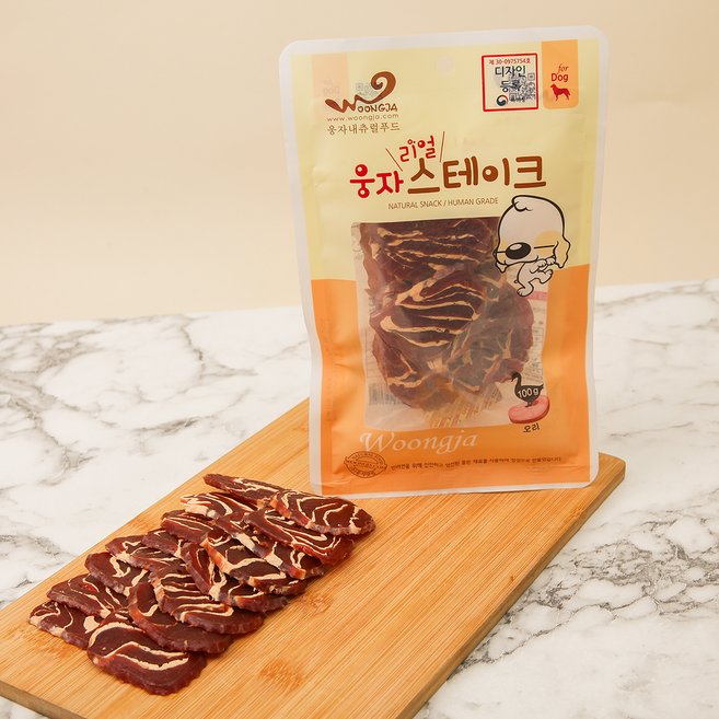 [웅자] 리얼스테이크 오리, 100g, 1개