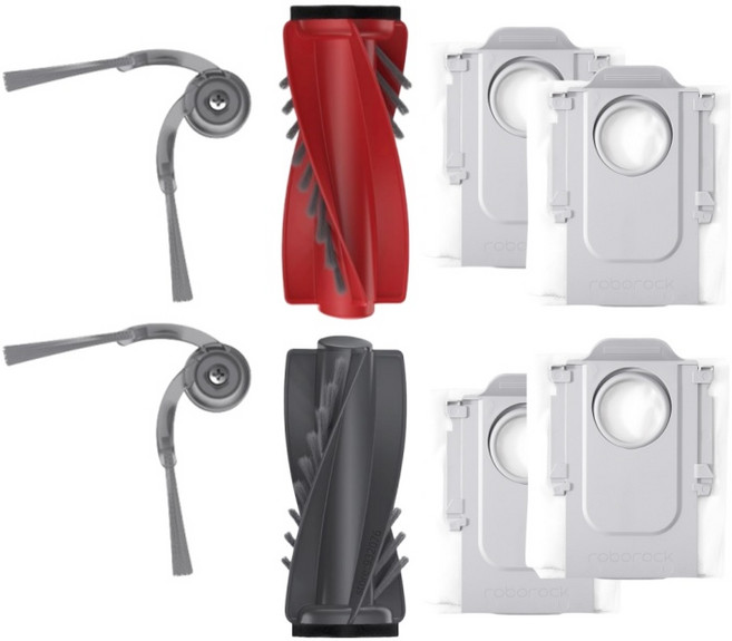 기존 Roborock Q Revo Curv 액세서리 필터 DuoDivide 메인/사이드 브러시 먼지 봉투 로봇 진공 청소기 부, 08 RevoCurv Pack 2, 01 CN, 1개