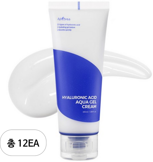 이즈앤트리 히아루론산 아쿠아 젤크림, 100ml, 12개