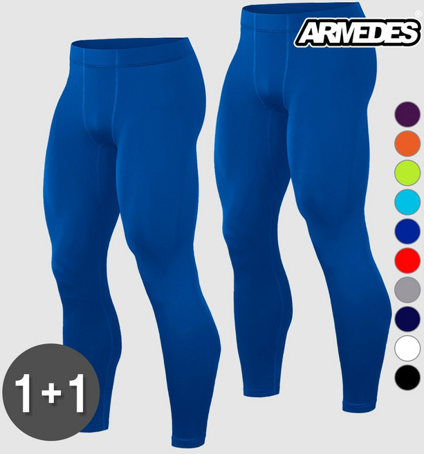 [1+1] 아르메데스 남성용 기능성 베이직 9부 레깅스 AR-59
