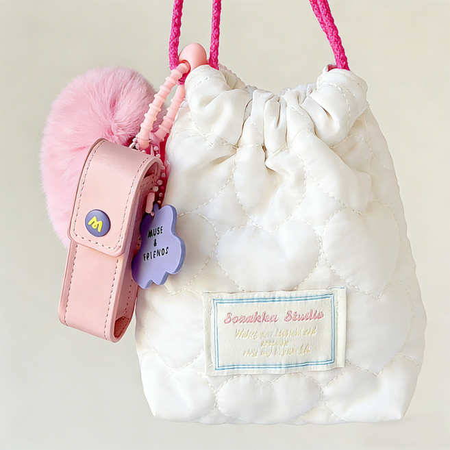 여성 스트링 파우치 카메라 가방