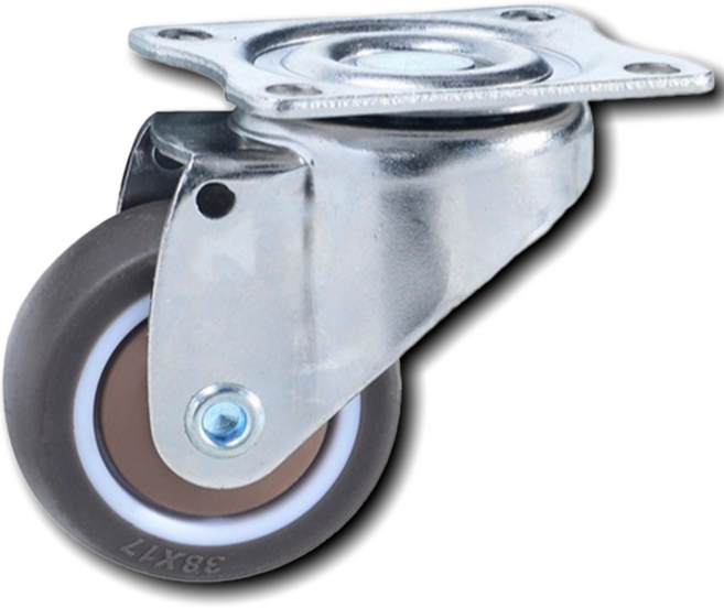 거성산업 무소음 우레탄바퀴 1인치 경량용, 4개