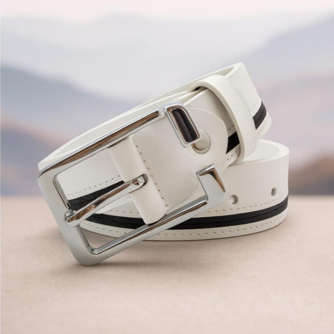 에쉬울프 정장 캐주얼 남녀공용 소가죽 골프 벨트