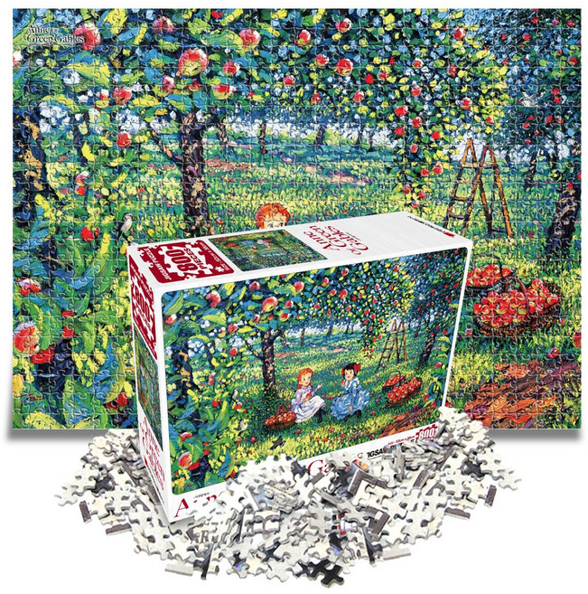 빨강머리앤 직소 퍼즐 800조각, 1개, 사과밭에서, 800피스